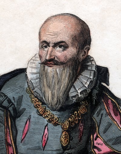 Portrait of Maximilien de Bethune, Duke of Sully (1559-1641), French soldier and minister by French School